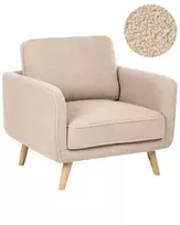 Fotel KILJA Boucle smėlio spalvos