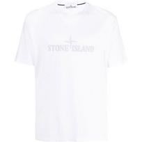Stone Island Script T-Shirt White Men Tops 781521579-V0001 XXL
