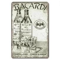 Vintage Tin Sign Retro Bar Decor Man Cave Rum Enthusiast Art 20x30cm（7.8x11.8inch） gray
