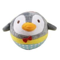 Šuniuko Cypsantis Kamuoliukas Pliušinis Lengvai Valomas Minkštas Patogus Šuns Kramtomasis Cypsantis Kamuoliukas Veislynui Penguin gray