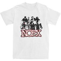 Nofx Muzikos Plakatas Marškinėliai Vyriški Amerikietiško Punk Roko Grupės Vintažiniai 100% Medvilniniai Marškinėliai Vasariniai Apvalia Kaklo Iškirpte Marškinėliai Didelio Dydžio Viršutiniai Drabužiai S įvairiaspalvis