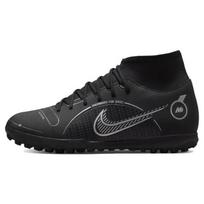 Nike Mercurial Superfly 8 Club TF 'Black Metallic Silver' Men's DJ2909-007 EU 43 black