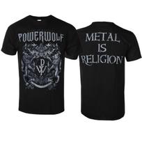 Powerwolf - Crest Printed T-shirt - Power Metal Band Daily T-shirt - Suitable for Both Men and M gray