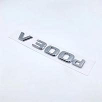 3D Raidės V250d V300d NIGHT EDITION ABS Emblema Mercedes Benz V Klasės W447 Automobilio Sparno Ženklelis Bagažinės Pavadinimo Plokštelė Logotipo Lipdukas IX6 gray