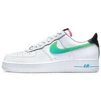 Nike Air Force 1 07 LV8 White Aquamarine Men Sneakers Black Green-Strike DJ5148-100 42 white