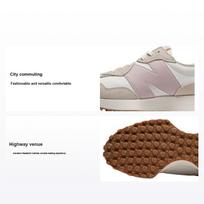 New Balance  327 Sea Salt Pink Haze Women Sneakers White WS327AL 36