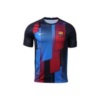 Nike FC Barcelona 21/22 Laisvalaikio kvėpuojantis futbolo marškinėliai vyrams Viršutiniai drabužiai Juoda CW4874-452 M blue