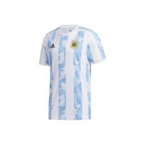Adidas Argentinos namų, Messi gerbėjų marškinėliai, 21 sezonas, Dopamino spaudinys, įprasto kirpimo vyriški viršutiniai drabužiai Mėlyni GE5475 XXL white