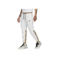 Nike Tech Fleece Joggers White/Khaki Men Bottoms FB8002-121 S white