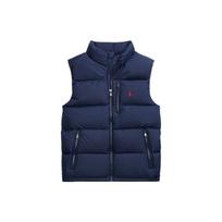 Polo Ralph Lauren Vest Logo Embroidery Zipper Down Kids vest Navy-Blue 323880420-002 S