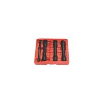 ⬡ Fiksuojamų ratų veržlių išėmimo rinkinys 4 vnt. 1/2" ilgos galvutės (AT8062, ELLIENT TOOLS)