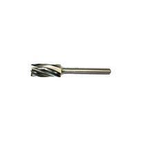 ⬡ Kietmetalio sukamoji freza B formos cilindras (ZYAS) su galiniu pjovimu (aliuminiui) Ø6 x 18 mm (GB606183)