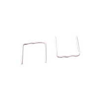 ⬡ Plastiko suvirinimo kabės lygios 0.8mm (100vnt) (DHSTAPLES3)
