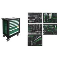 ⬡ Įrankių spintelė 7-ių stalčių su įrankiais 5 komp. 330vnt (CL106410, CHANGLU TOOLS)