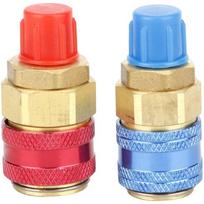 ⬡ Oro kondicionierių R134A jungtys (varinės) 1/4" su išoriniu sriegiu 2vnt. (MHR11336)