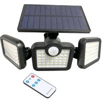 ⬡ Saulės energijos sieninis šviestuvas su judesio / dienos šviesos jutikliu 21,6 W 6500K LED (KJD2656)