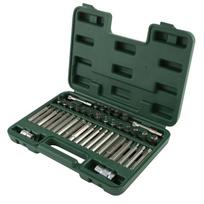 ⬡ Atsuktuvo antgalių rinkinys 42 vnt. (IMBUS, TORX, SPLINE) (ST09327, SATA)
