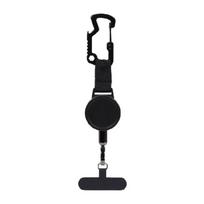 Retractable AntiTheft Mount For Phone Features Extendable Cable Up To 60cm Phone Holder StandFor Outdoors Enthusiasts black
