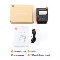 H22 Receipt Printer 58mm Mini Thermal Printing Wireless BT USB Connection 203dpi Mobile Printer with 2 Inch Thermal Paper juoda