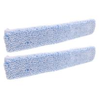 2Pcs Window Cleaner Replacement Heads Fabric Mop Pads Reusable Washable Window Cleaning Tools for Glass Surfaces Streak Free