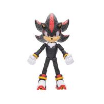 Sonic the Hedgehog 3 Shadow 5 colių veiksmo figūrėlė su 20+ sąnarių taškų gray