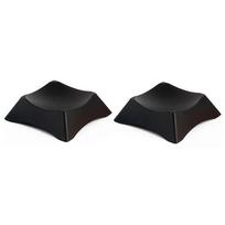 Kamuolys Tinklinis Boulingo kamuolio laikiklis Futbolo stovas Laikiklis Futbolo atraminė bazė Kamuolio vitrina 2Pcs black