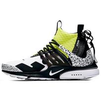 Acronym x Nike Air Presto Mid Dinaminės Geltonos Unisex Sportbačiai Balti Dinaminės Geltonos-Juodos AH7832-100 36