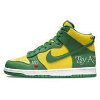 Supreme x Nike Dunk High SB By Any Means - Brazilija Unisex sportbačiai Žali DN3741-700 42.5 yellow