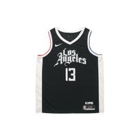Nike Paul George #13 Los Angeles Clippers Miesto Edition Performance Krepšinio Marškinėliai Vyriški Viršutiniai Drabužiai Juodi CN1735-014 XXXL