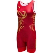 Anta Imtynių Varžybos Sportiniai Treniruočių Bodis Moteriški Aktyvūs Drabužiai Raudonas 462440921-1 XXXL brown