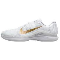 NikeCourt Air Zoom Vapor 12 HC Magnolia Men Sneakers White Pure-Platinum Metallic-Gold HV1486-100 41 white