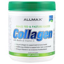 AllMax Nutrition Collagen Biotin 10000mcg + Vitamin C 90mg Powder, 440g 440g - 1 ea