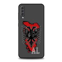 Albanija Albanų Vėliava Telefono dėklas Samsung A56 A36 A26 A54 A52 A24 A14 A50 A72 A70 A06 A12 A22 A34 A42 A32 A04s A16 5G Dangtelis Samsung A20e black
