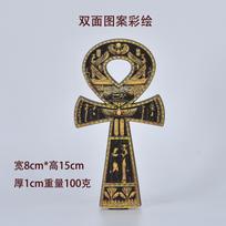 Egyptian Anka Talisman Of Life Resin Ornament Vintage Cross Literary Jewelry Home Entryway Living Room Spiritual Decorations black