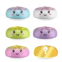 Antistresinis žaislas – Vaivorykštinis koldūnas (Ø 6 cm) (1 „Mystery Box“, 6 dizainai)