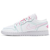 Jordan 1 Low GS Aurora Green 554723-101 36.5 white