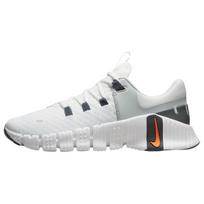 Nike Free Metcon 5 White Bright Mandarin Men Sneakers Summit-White Light-Silver Iron-Grey DV3949-101 39 white