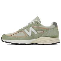 Teddy Santis x New Balance 990v4 Pagaminti JAV Alyvuogių smilkalų Unisex sportbačiai Žali U990GT4 44 gray