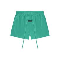 Fear of God Essentials Crinkle Nylon Running Short Mint Leaf Men Bottoms Green 160SP244132F L blue