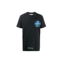 Off-White SS20 Alphanumeric Logo Print Short Sleeve T-Shirt Men Tops Black OMAA027R201850031088 S