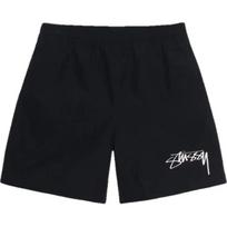 Stussy x Nike Nailono Šortai (Azijos dydis) Juodi Vyriški Streetwear FJ9168-010 XL black