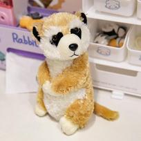 Gyvūnas Mažasis Haise Poliarinio Vandenyno Parkas Ūdra Lėlė Surikata Pliušinis Žaislas Masažo Dovana Moterims 20cm beige