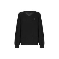 Polo Ralph Lauren FW22 Pony Embroidered V-Neck Pullover Sweater Men sweater Black 710876848-001 M