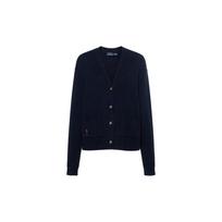Polo Ralph Lauren Solid Color V-Neck Small Pony Embroidered Button Long Sleeve Sweater Women sweater Navy-Blue WMPOSWEN6810339-B82 XS