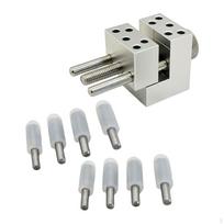 Stalo spaustuvas, Mažas stalo spaustukas, Laikrodžio korpuso atidarytuvas, Profesionali miniatiūrinė stendo spaustuvė Remonto įrankis 8 Clamp rod and base