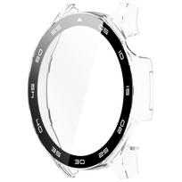 Dėklas Huawei Watch GT 5/GT5 Pro 46mm Grūdinto stiklo ekrano apsauga ir kietas PC apsauginis rėmelis Huawei GT5 dangtelio priedai for GT5 46mm gryna