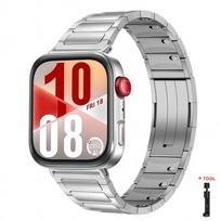 Stainless Steel Strap for Huawei Watch Fit 4/Fit 3 Adjustable Bracelet Wristband for Huawei Watch Fit4 Pro Correa Bracelet Band Huawei Watch Fit 3 red