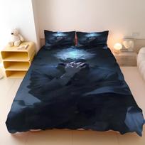 Jujutsu Kaisen Patalynės Komplektas Japonijos Garsus Anime Antklodės Užvalkalų Komplektai Antklodė Patalynė Viengulis Karalienės King Dydis Dropshipping 135x200cm gray
