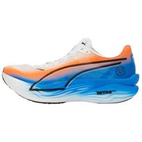 Puma Deviate Nitro Elite 3 Comfortable Soft Lightweight Marathon Running Shoes Women running shoes White Orange Blue 313421-01 36 blue