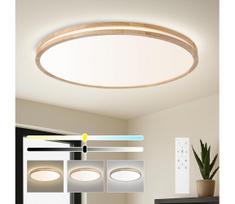 Brilagi - Dimeriuojamas LED šviestuvas MOLINA LED/128W/230V 3000-6000K ąžuolas, skersmuo 100 cm, su nuotoliniu valdymu